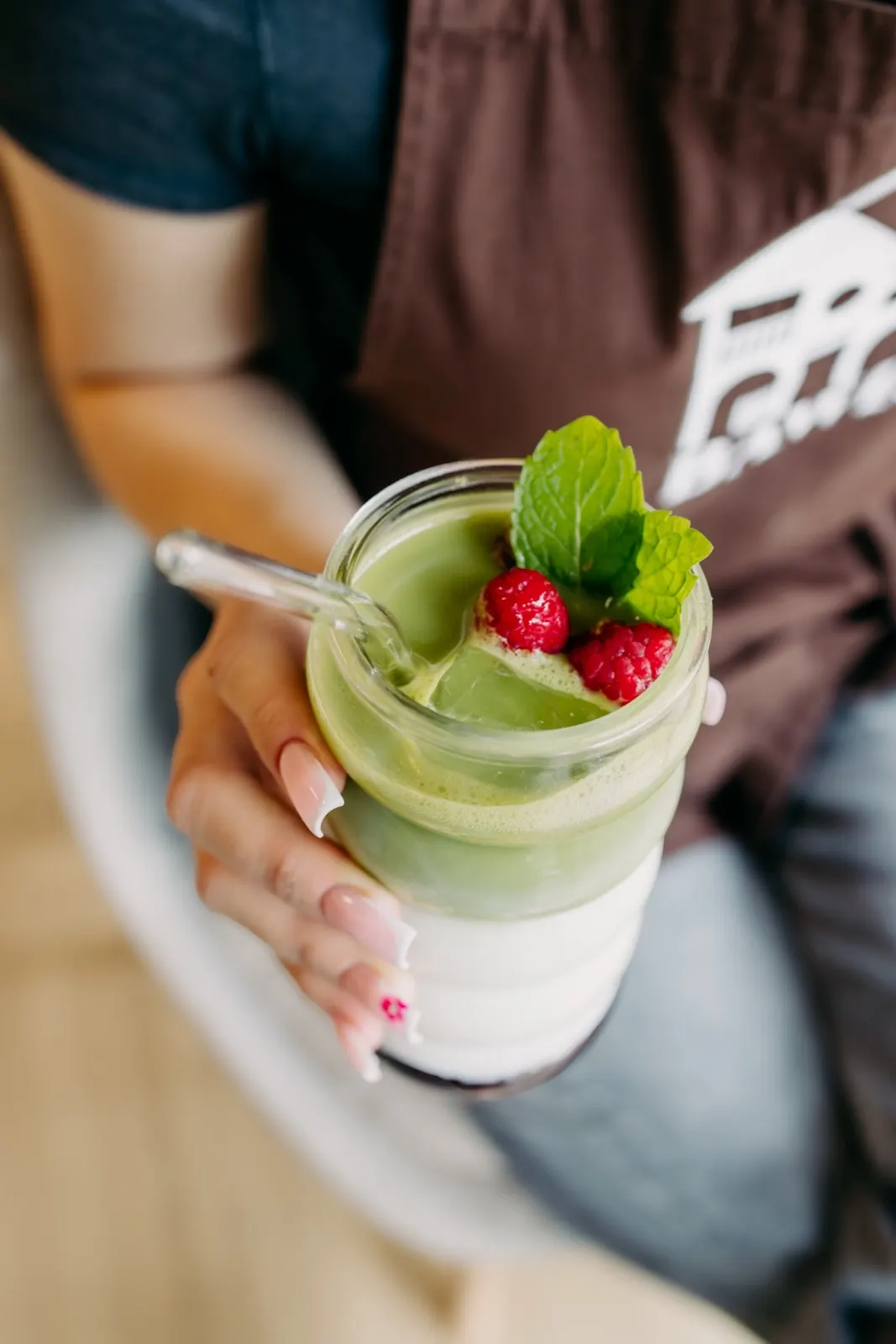 Matcha latte w Bawisz